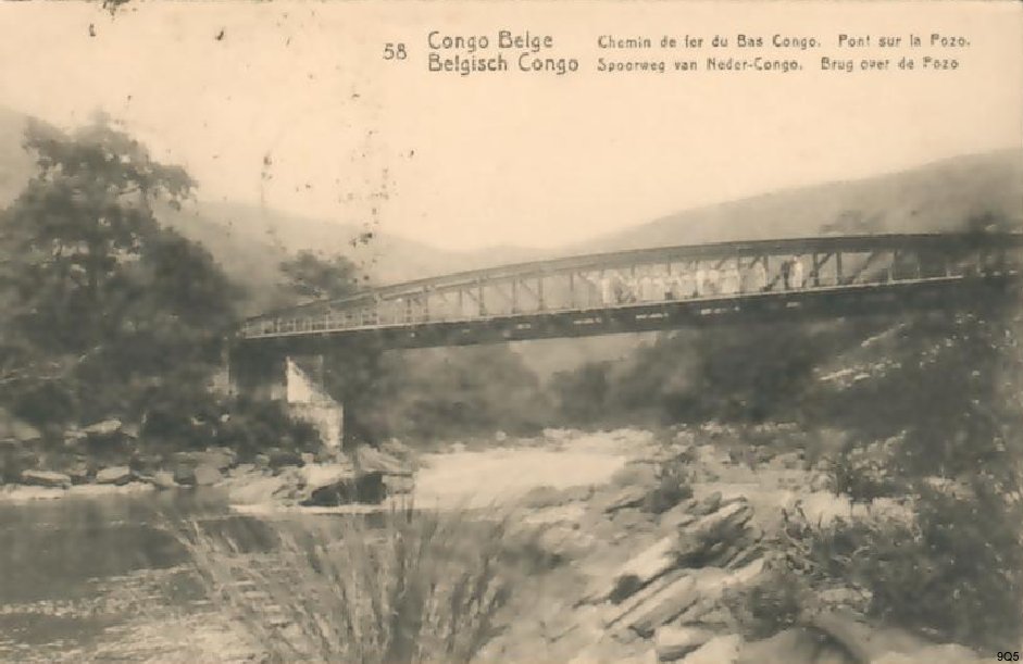 58 Chemin de fer du Bas-Congo - Pont sur le Pozo