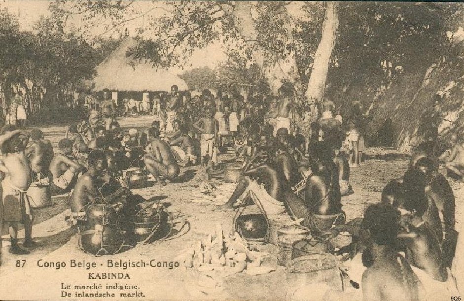 87 Kabinda - Le marché indigène