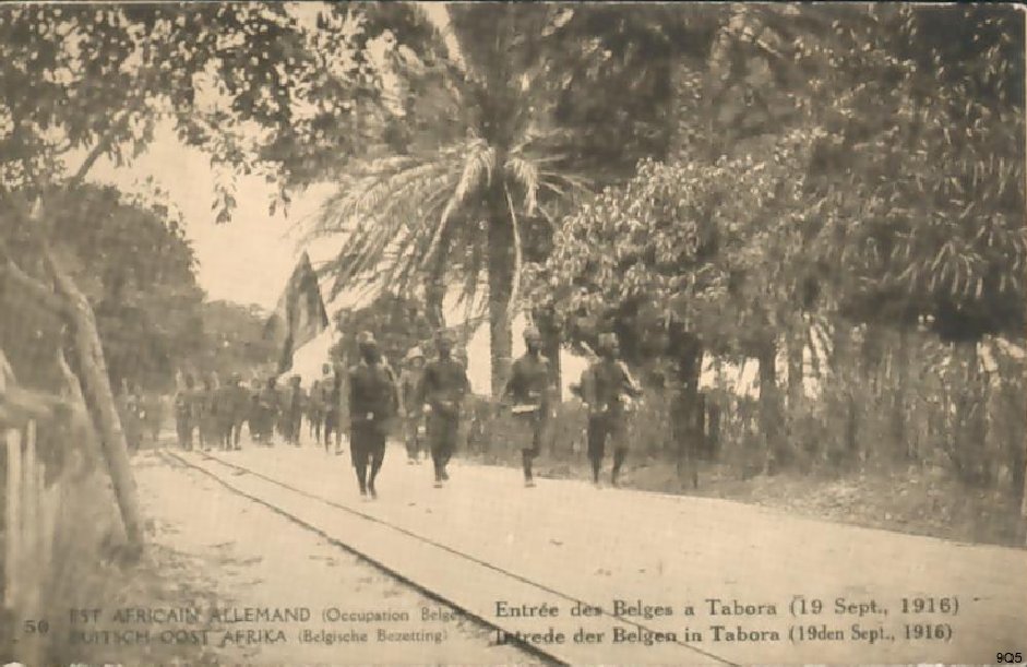 50 Entrée des belges à Tabora (19 sept. 1916)